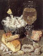 Georg Flegel Still-Life with Bread and Confectionary USA oil painting artist